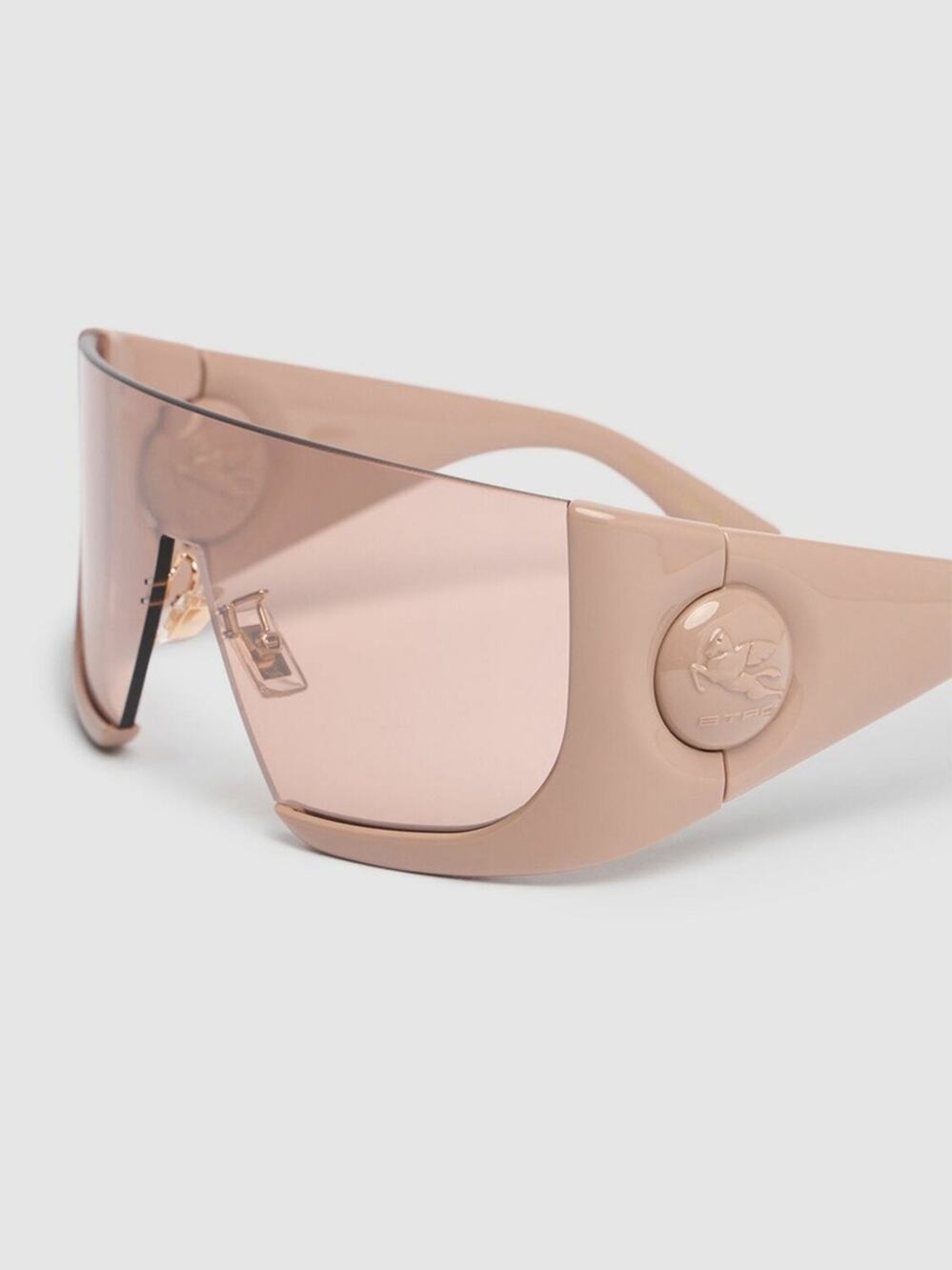 NEW!!! Etro ETROMACARON 0FWM2S Shield Sunglasses in Beige Authentic
